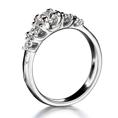 Tulppaani 5 vihkisormus valkokulta