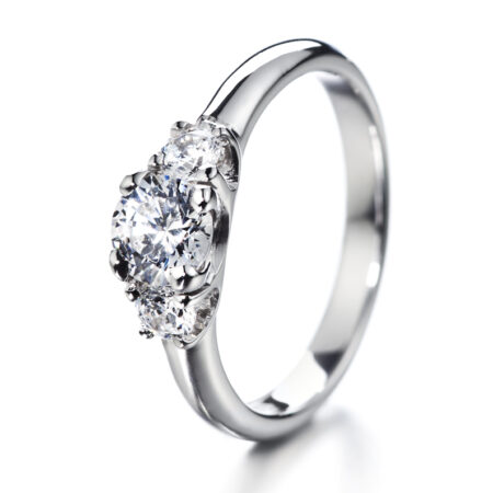 Tulppaani 3 vihkisormus valkokulta