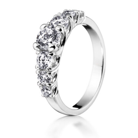 Tulppaani 7 vihkisormus valkokulta