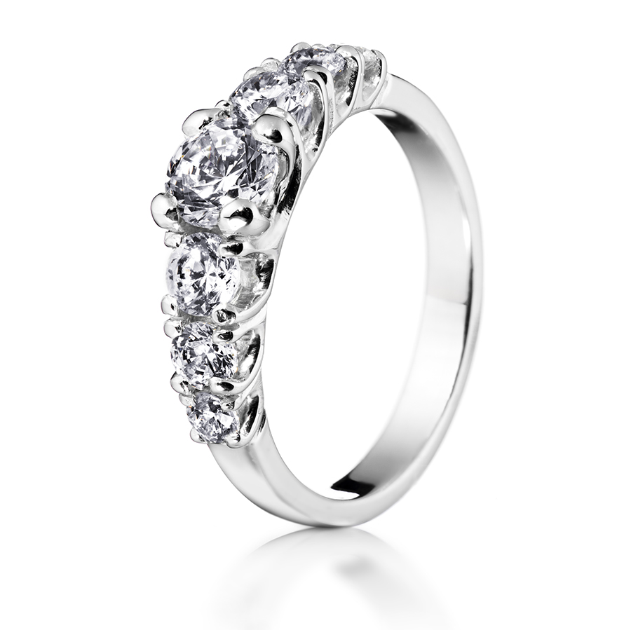 Tulppaani 7 vihkisormus valkokulta