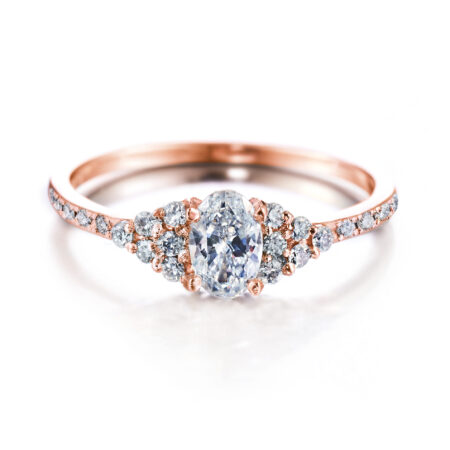 Isla ovaali runkokivillä vihkisormus punakulta