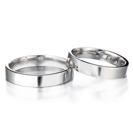 Flakka kihlasormus valkokulta/platina