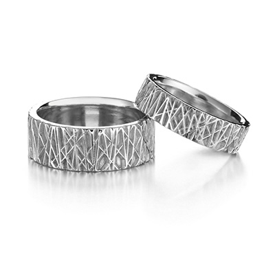 Viiste kihla valkokulta/platina