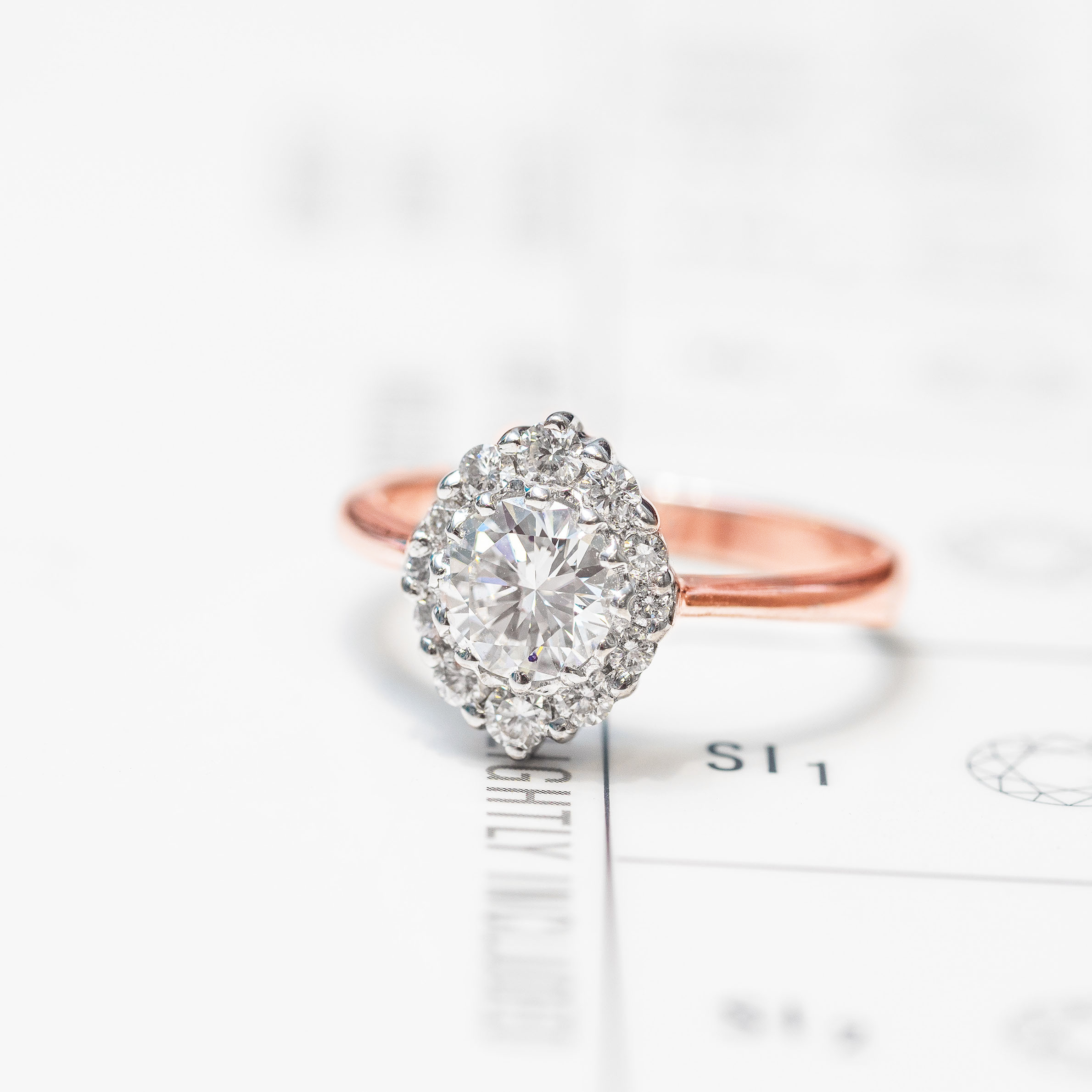 Mesi vihkisormus punakulta/valkokulta - Image 2