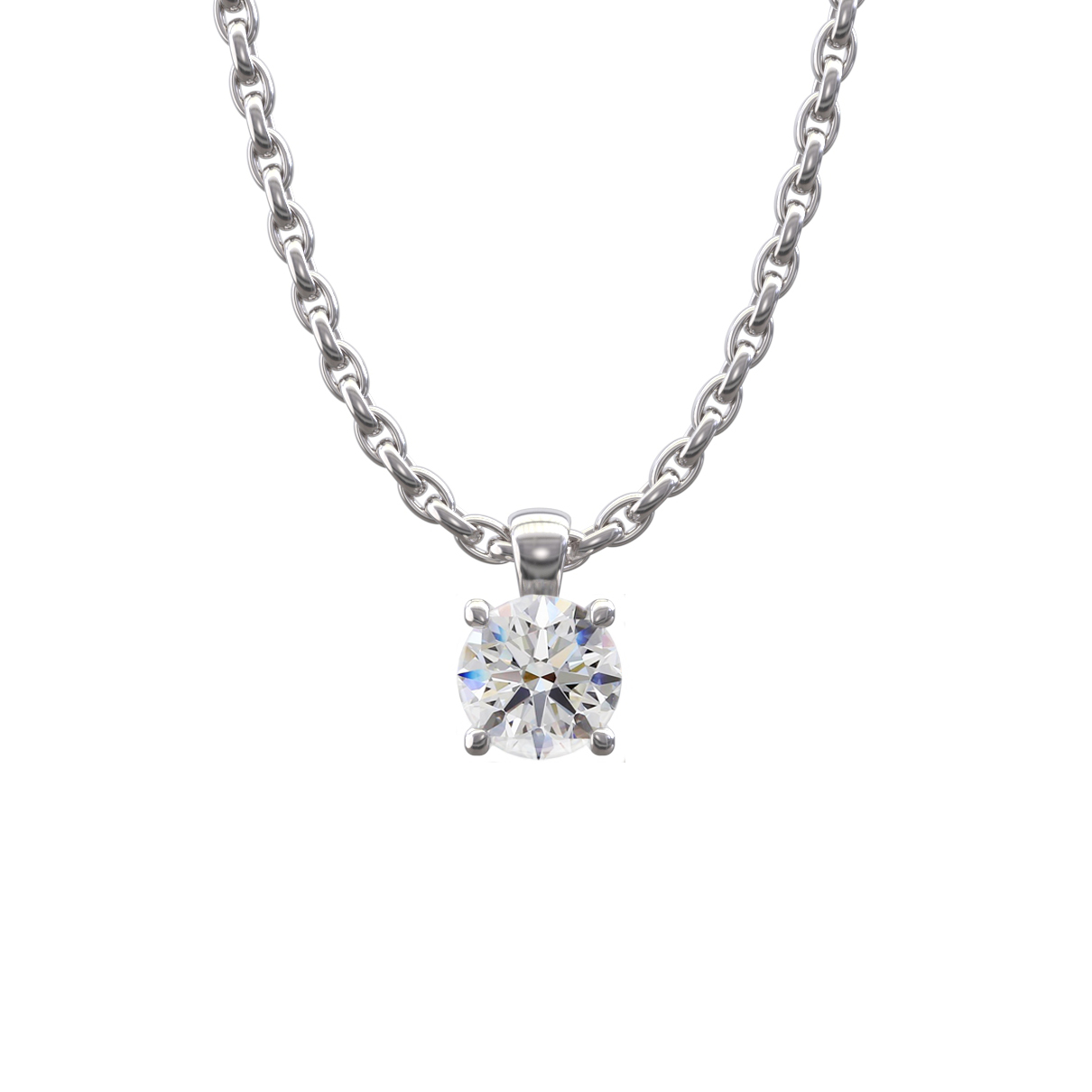 Tulppaani riipus valkokulta