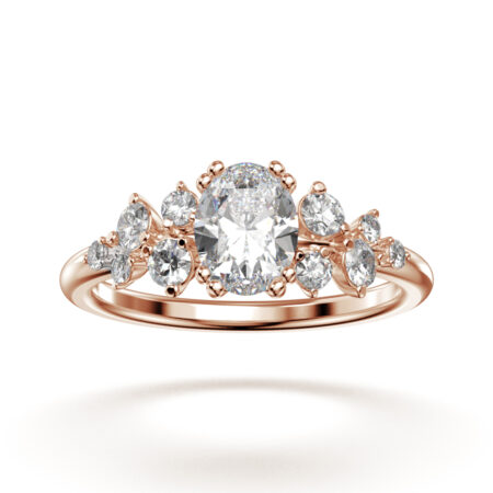 Ruusu vihkisormus punakulta