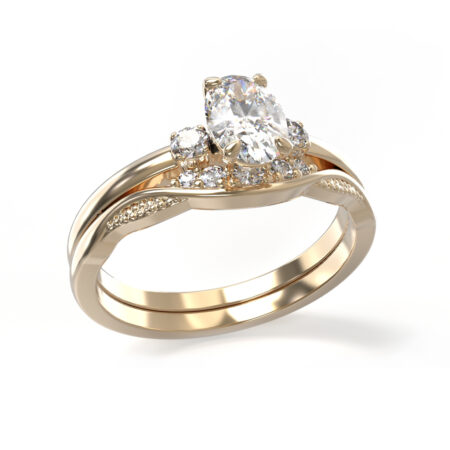 Siro yhteensopiva kahden sormuksen setti