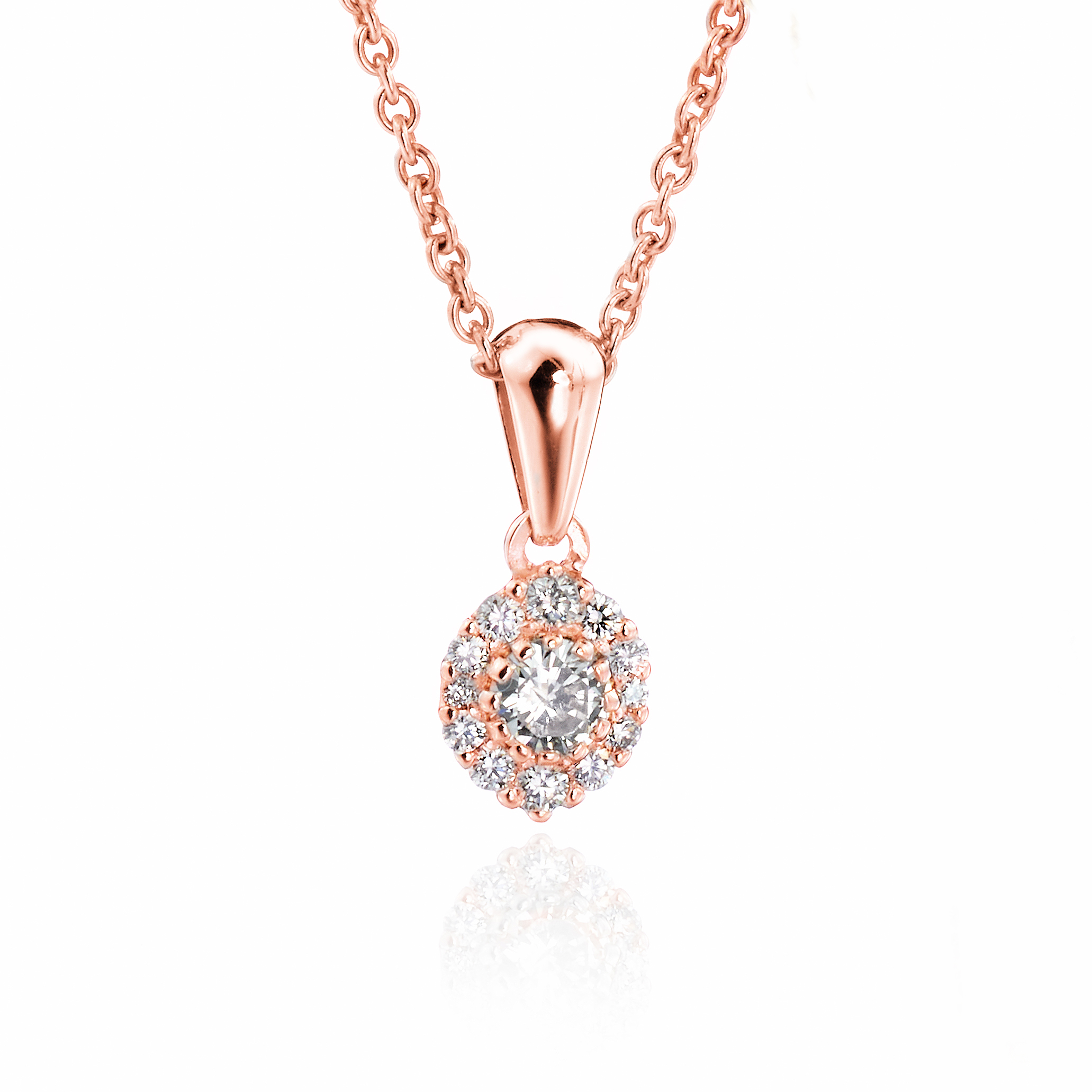 Mesi-riipus punakulta Yht. 0,32 ct