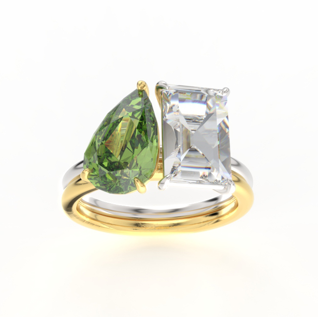 Uniikki Moi et toi - sormus