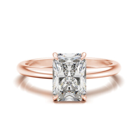 Classic radiant vihkisormus punakulta