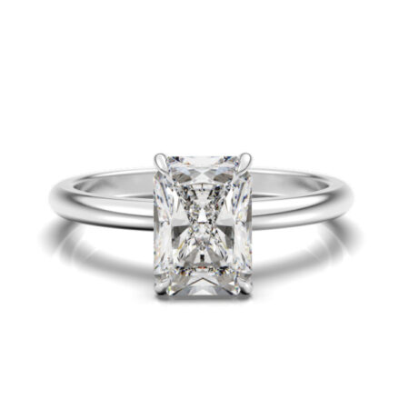 Classic radiant vihkisormus valkokulta