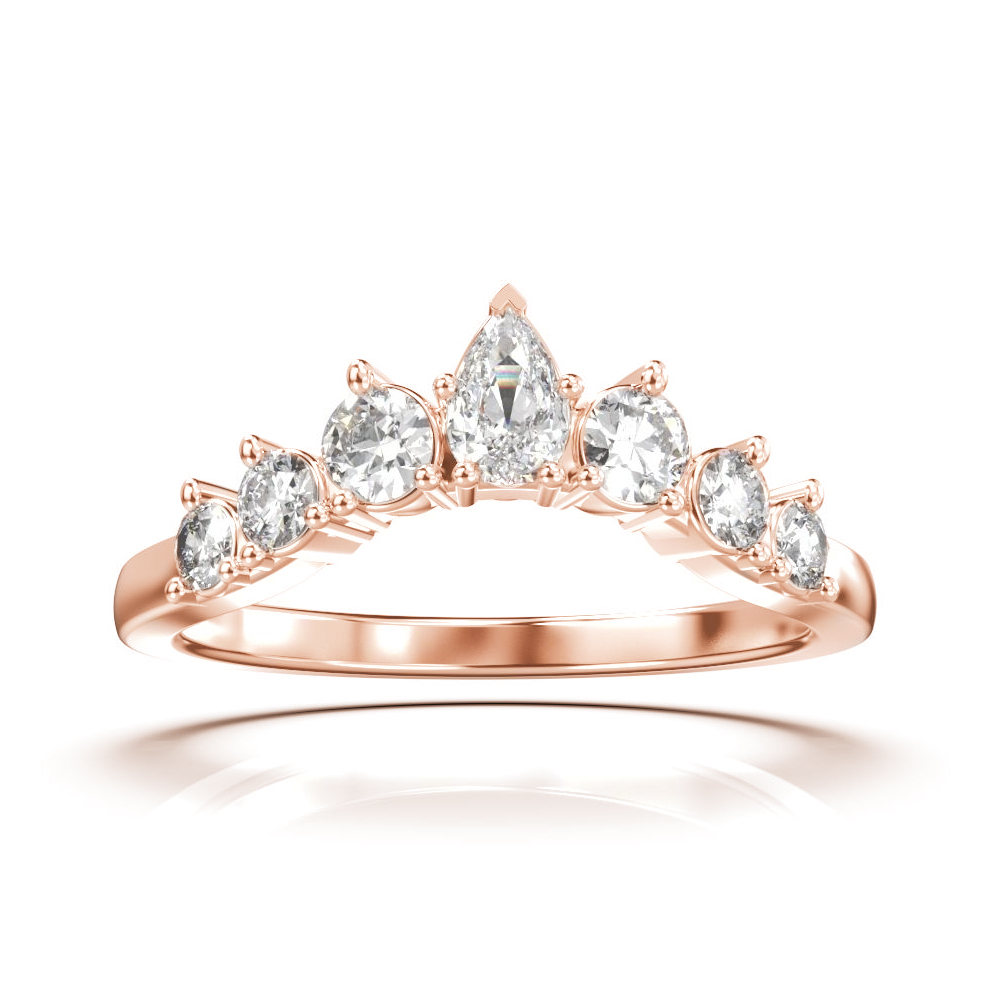 Halaaja pisara 1 vihkisormus punakulta