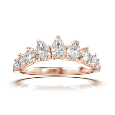 Halaaja pisara 3 vihkisormus punakulta