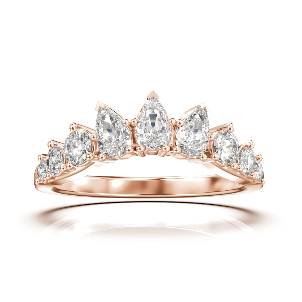 Halaaja pisara 3 vihkisormus punakulta